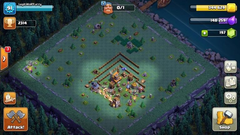 Расстановка 4 дс в clash of clans