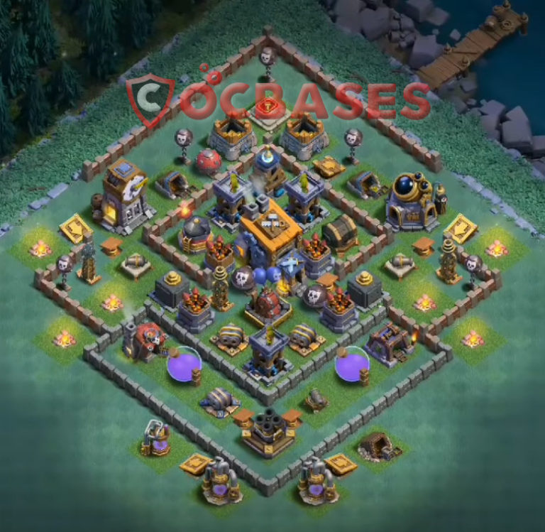 Расстановка 8 дс clash of clans